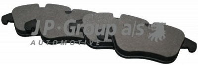 JP GROUP 1563601710 -  Комплект тормозных колодок, дисковый тормоз